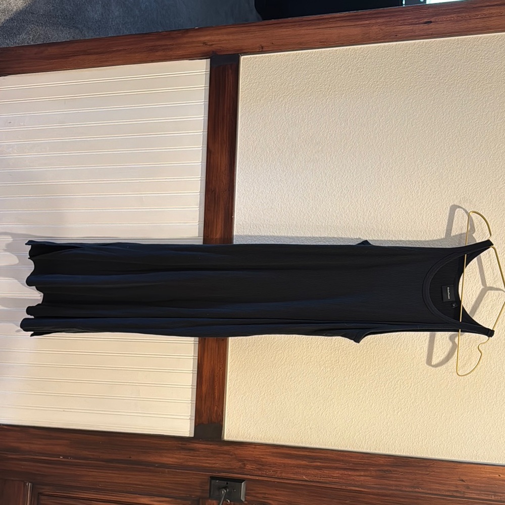 Richer Poorer Black Maxi Tank Dress
